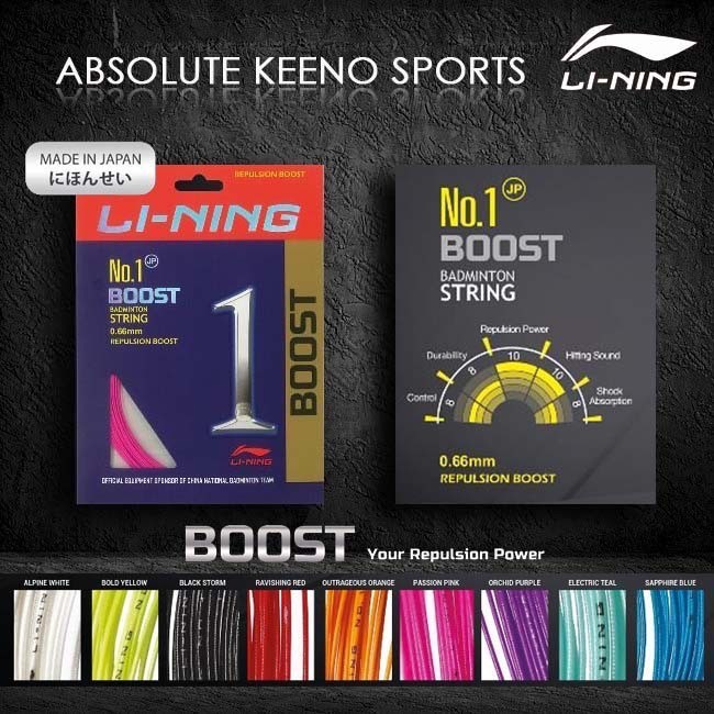 Fit|| String Senar Lining No.1 Boost AXJN 018 Original