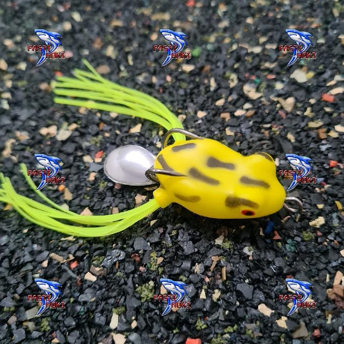 Umpan pancing Soft frog buntut 3cm 4gr - A