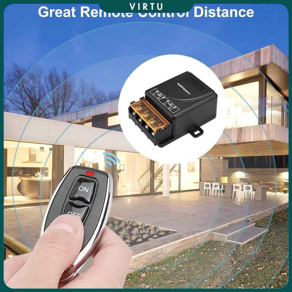 Taffware Wireless Relay Switch Remote Control 433 MHz 220V 30A - KR2201B