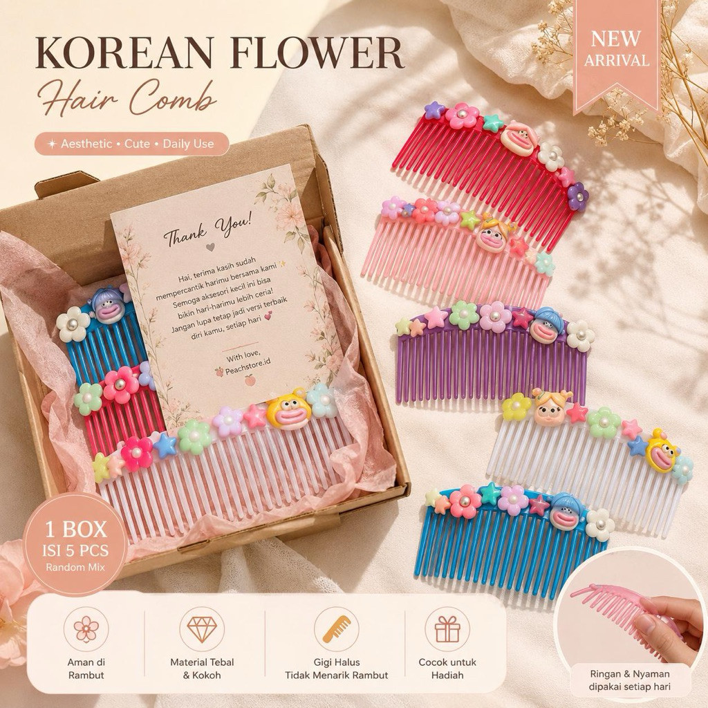 Gift set Sirkam Rambut Lucu