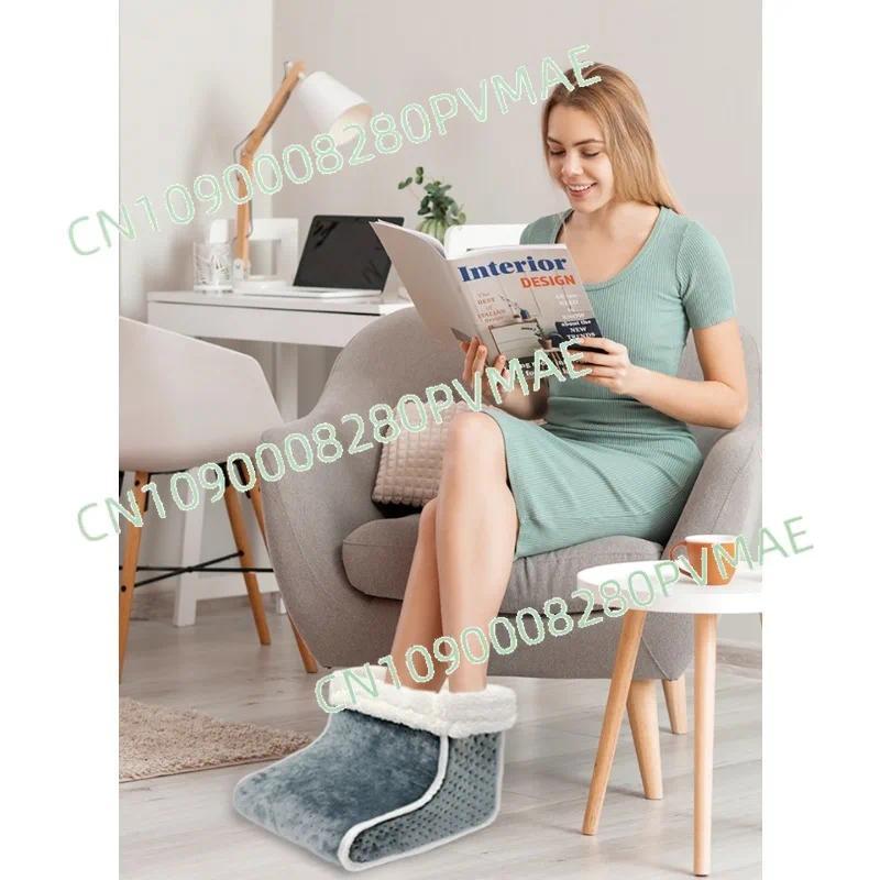 Adjustable Temperature Electric Heating Boots – Plug‑in Foot mers with Hot Compress Function