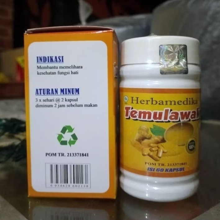 HERBAL TEMULAWAK KAPSUL ISI 60