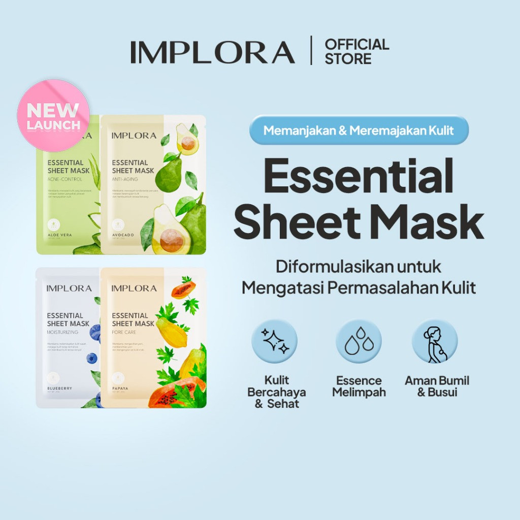 IMPLORA Essential Sheet Mask