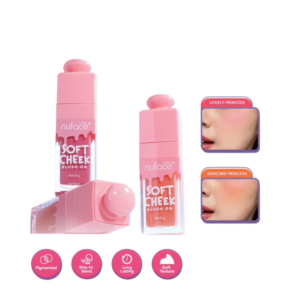 Nuface Soft Cheek Liquid Blush On 8gr