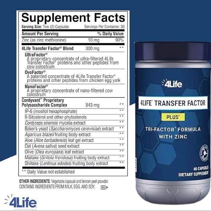 Ready 4Life Transfer Factor Plus isi 60 Kapsul