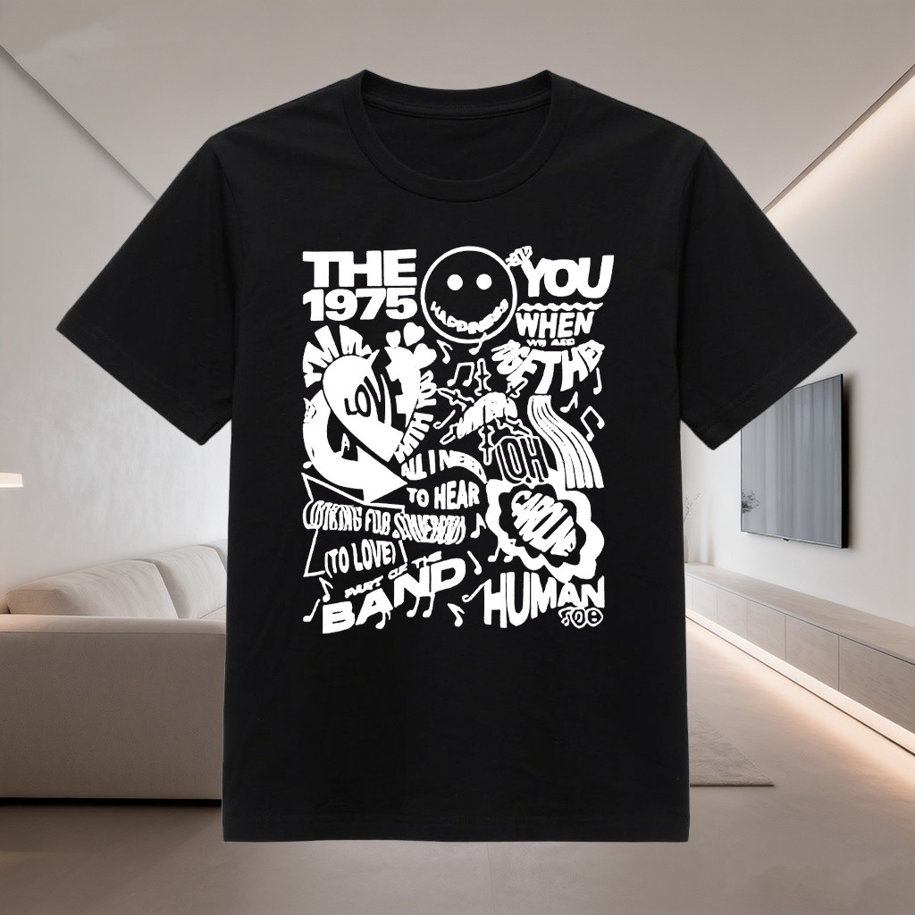 COD Kaos Unisex 24s Combed 100% Katun Paling Laku Longgar