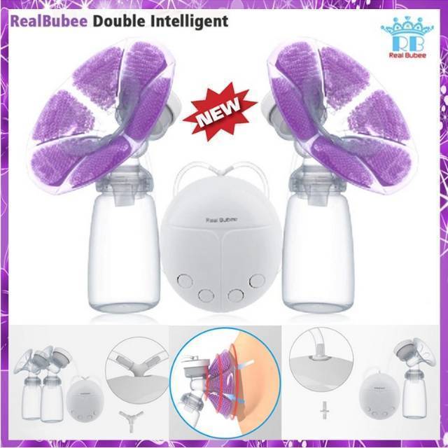 Pompa ASI Real Bubee Breast Pump dan Aksesoris