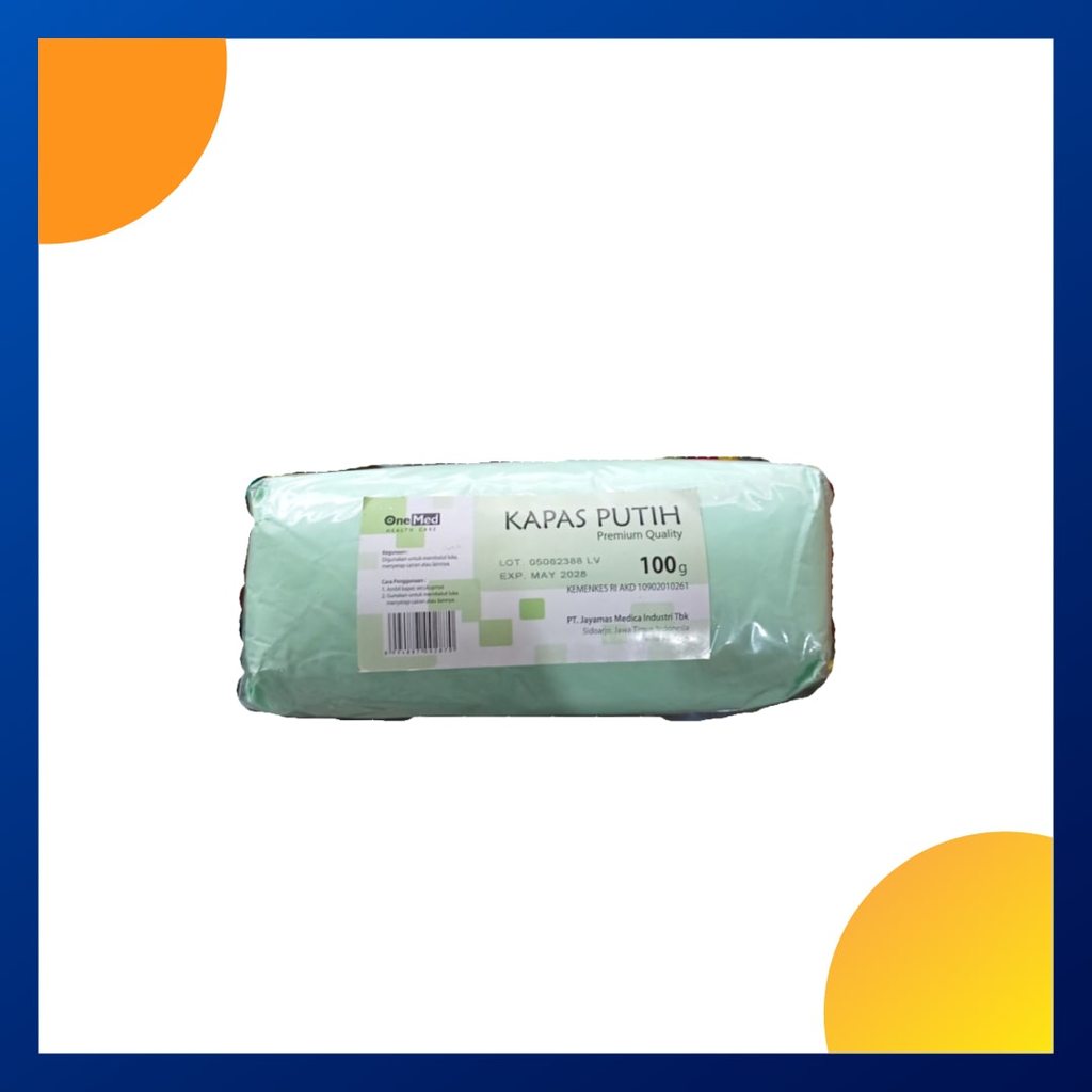Onemed Kapas Putih Pack 100 Gram