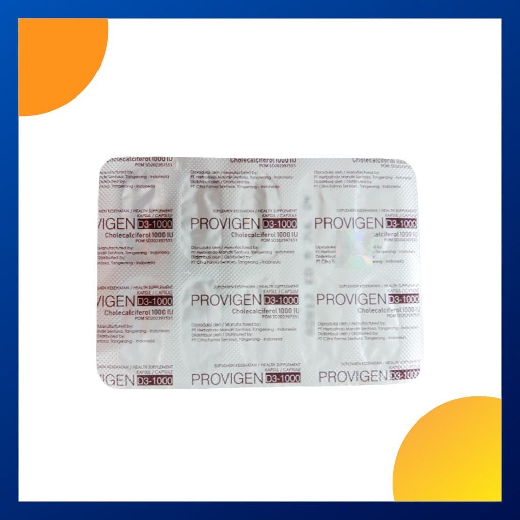 Provigen D3-1000 Strip 10 Kapsul