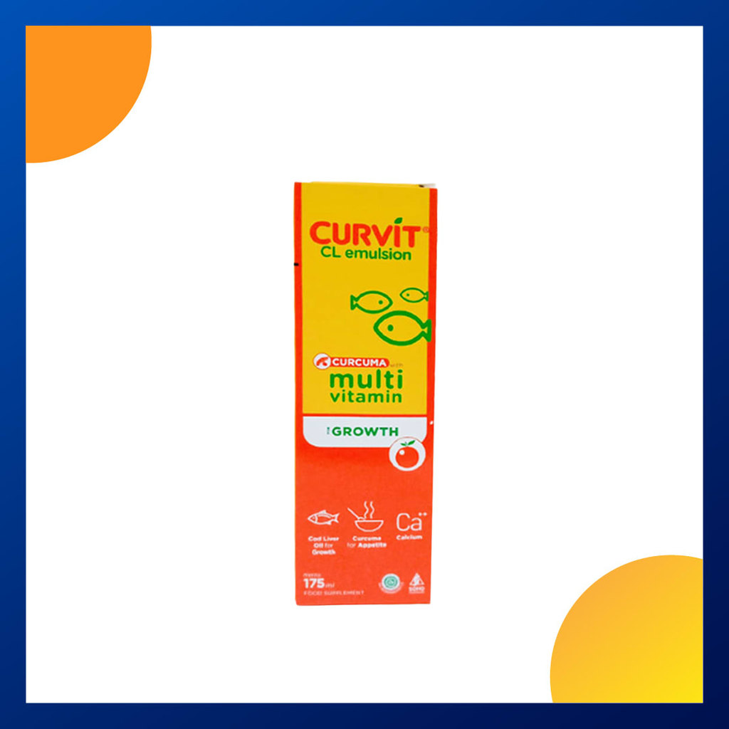 Curvit Cl Emulsi Isi 175 Ml Botol