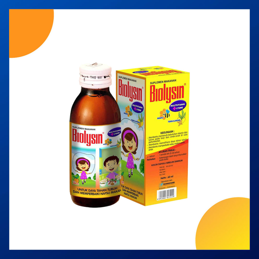 Biolysin Syrup Isi 60 Ml Botol