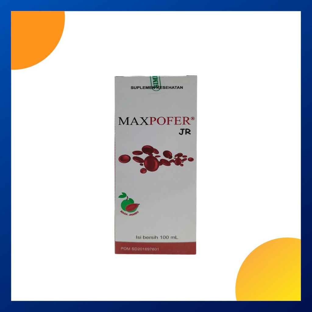 Maxpofer Jr Syrup 100 Ml Botol