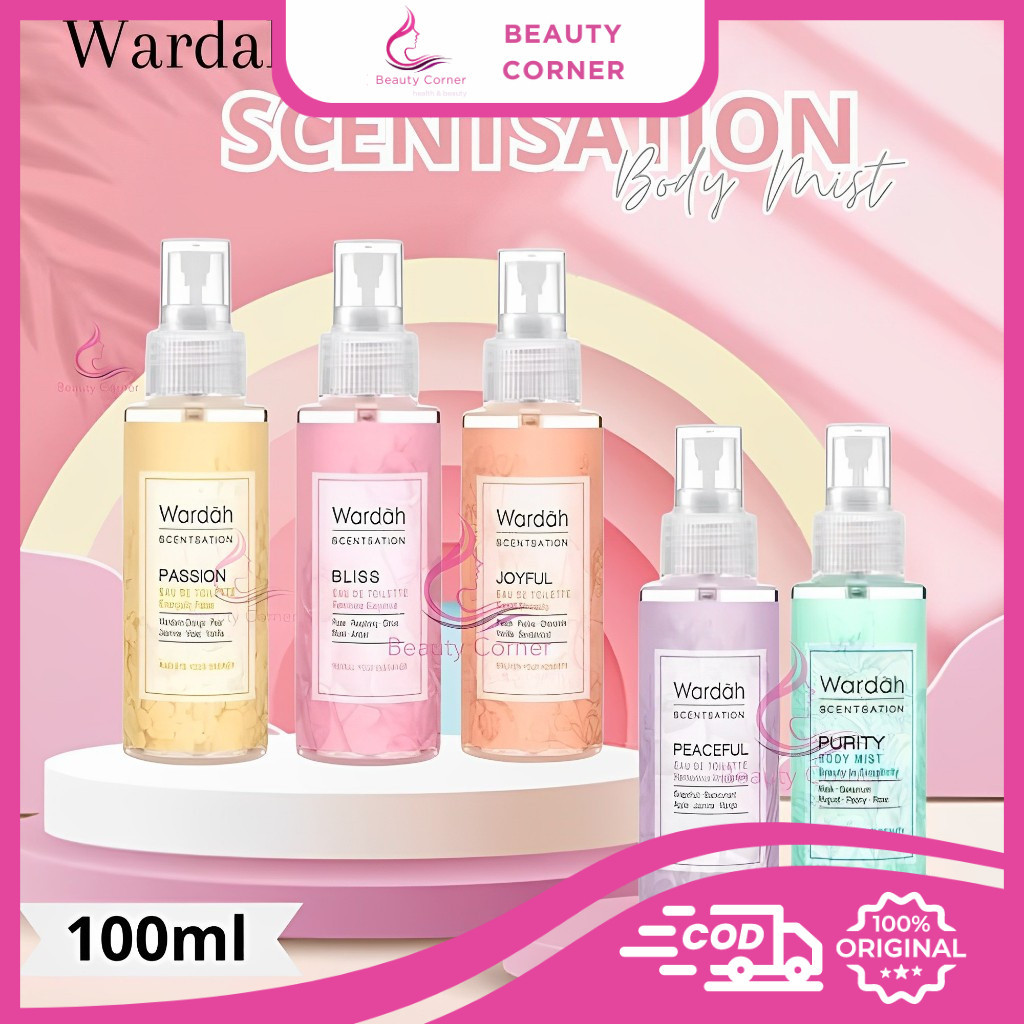 inspired Wardah Scentsation Body Mist - 100ml