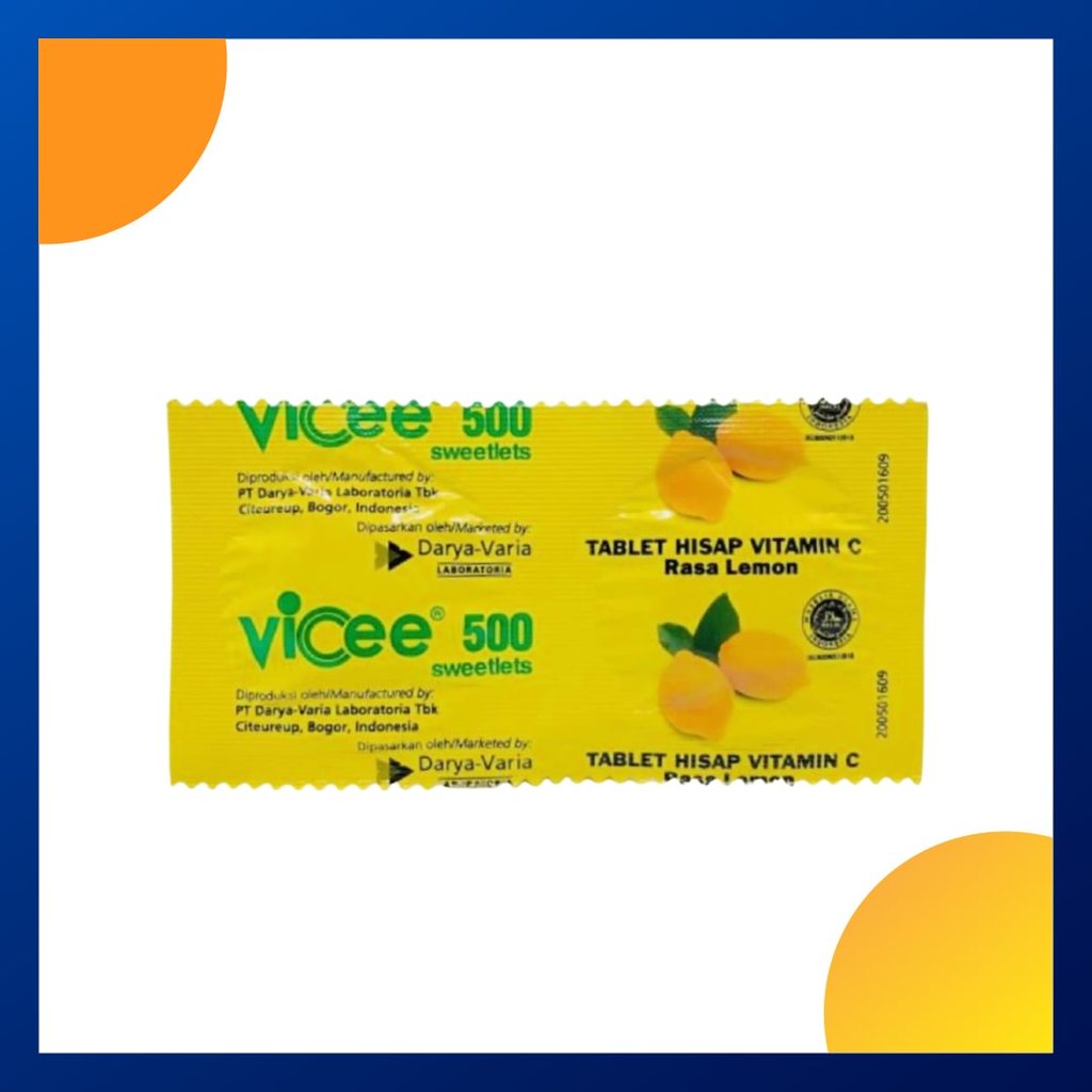 Vicee 500 Rasa Lemon Strip 2 Tablet