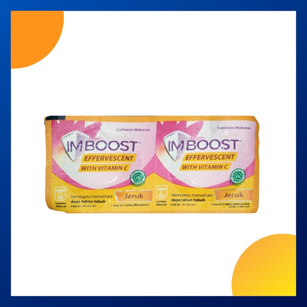 Imboost Rasa Jeruk Strip 2 Tablet Effervescent