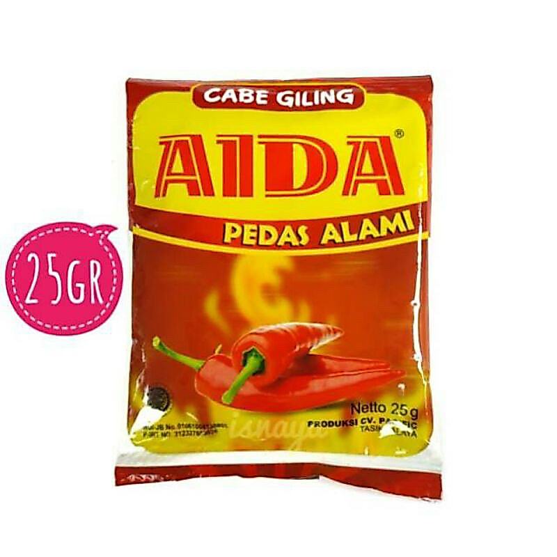 AIDA Cabai Giling Bubuk 25gr