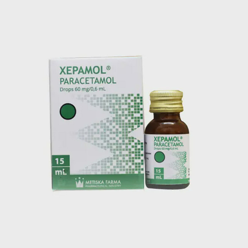 XEPAMOL DROPS 1 BOTOL @ 15 ML