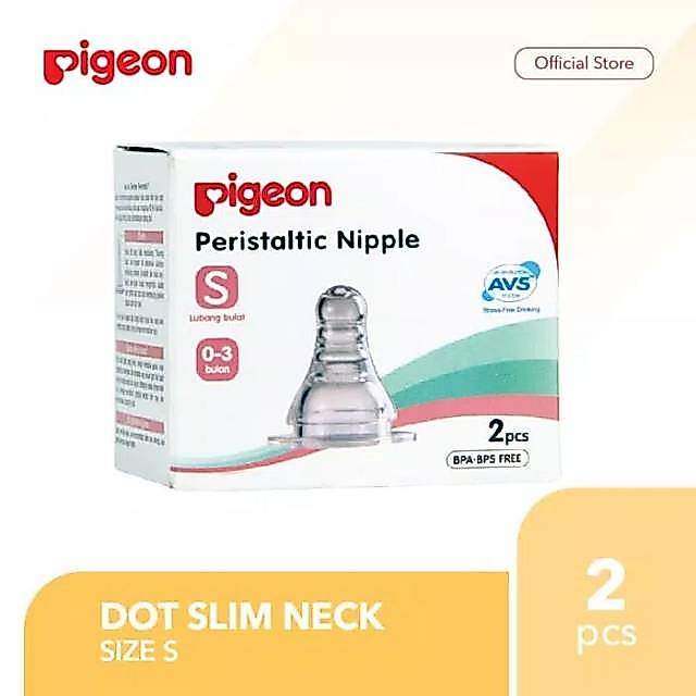 Pigeon Peristaltic Nipple 2pcs