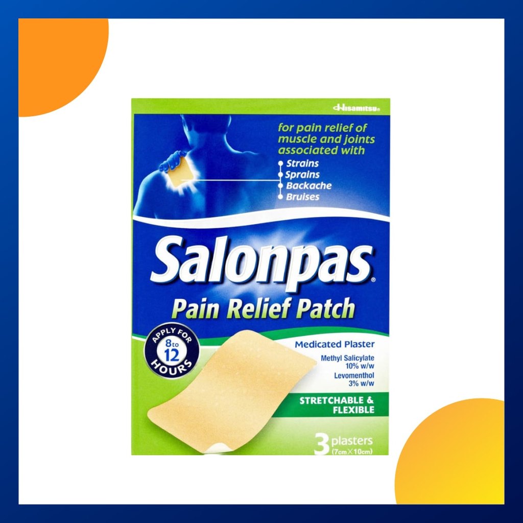 Salonpas Pain Relief Patch 3 Pcs