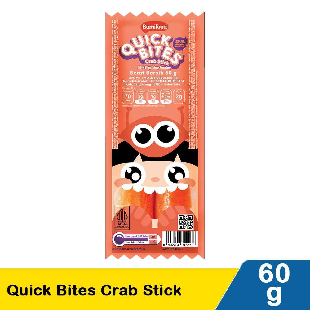 BUMIFOOD QUICK BITES CRAB STICK 60g