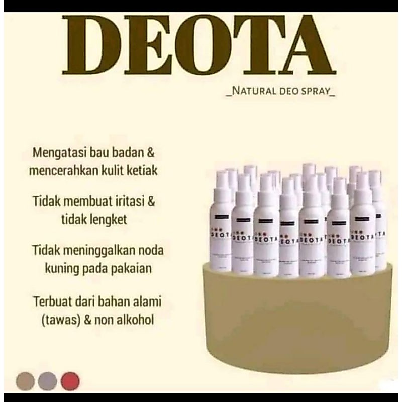 10 Botol Deota Kemasan Putih BPOM