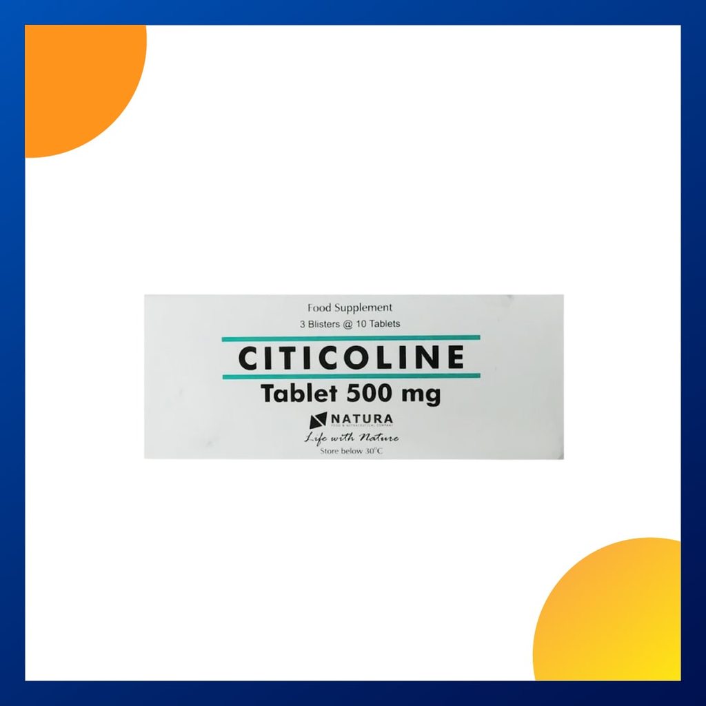 Citicoline Natura 500 Mg Box 30 Tablet