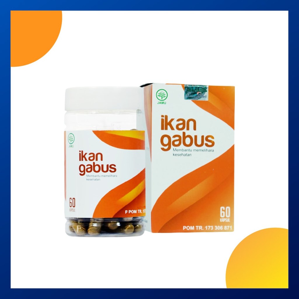 Al-Afiat Ikan Gabus Botol 60 Kapsul