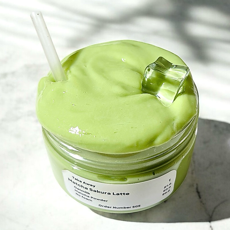 ZENIN Iced Matcha Latte Slime