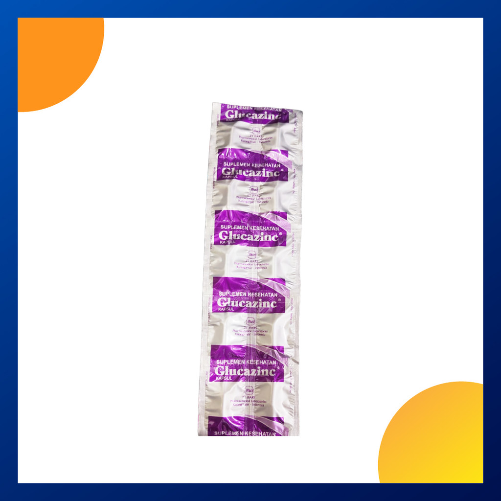 Glucazinc Strip 10 Kapsul