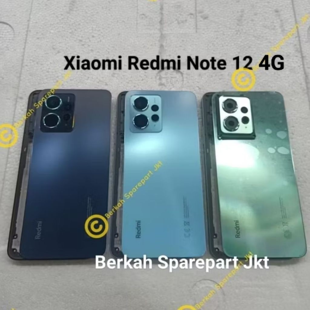 Casing Backdoor + Bezel Xiaomi Redmi Note 12 4G (cod)