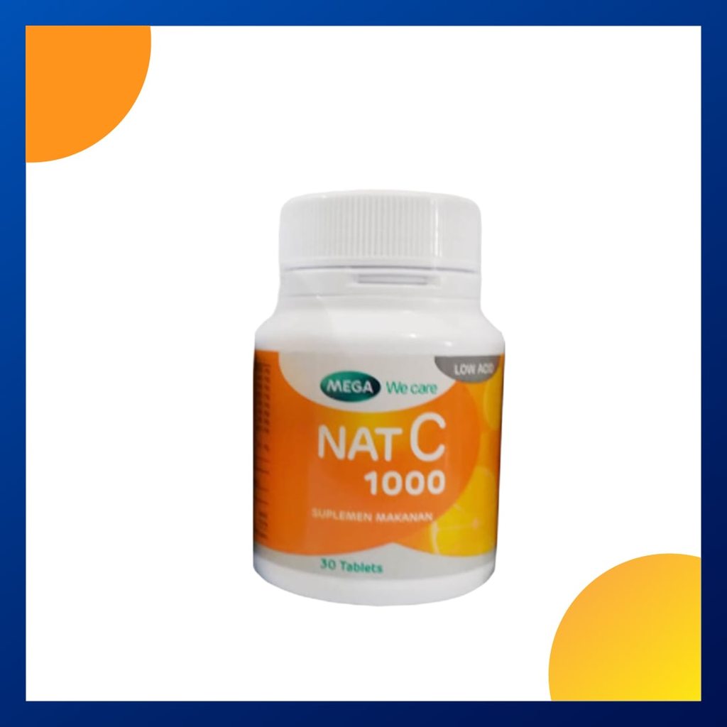Mega We Care Nat C 1000 Botol 30 Tablet