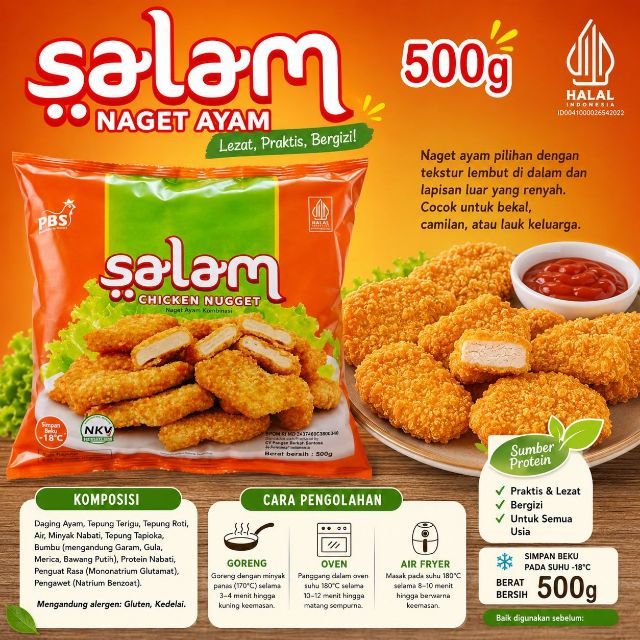 salam naget 500gr