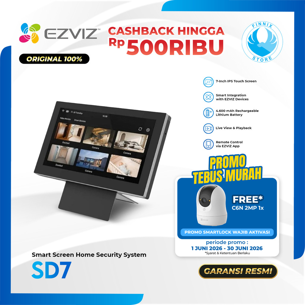 EZVIZ SD7 Smart Screen Panel Display Home Security System