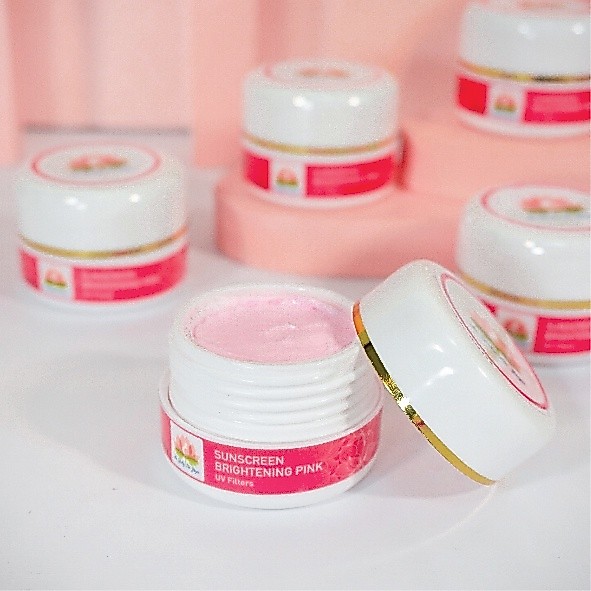 Sunscreen Brightening Pink