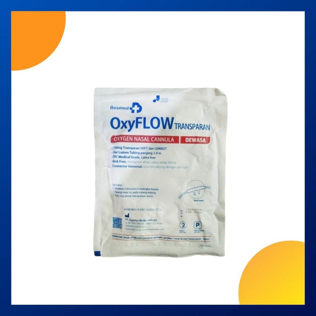 Besmed Oxyflow Transparan Dewasa