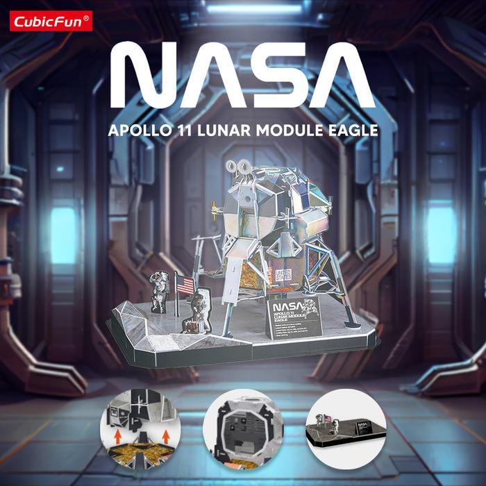 Cubicfun NASA Apollo 11 Lunar Module Eagle - 3D Puzzle