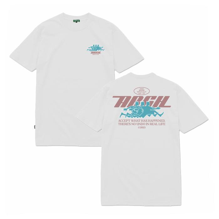 Arghinspire Kaos Basic Katun Combed 24s Putih - Tshirt White Undo - S