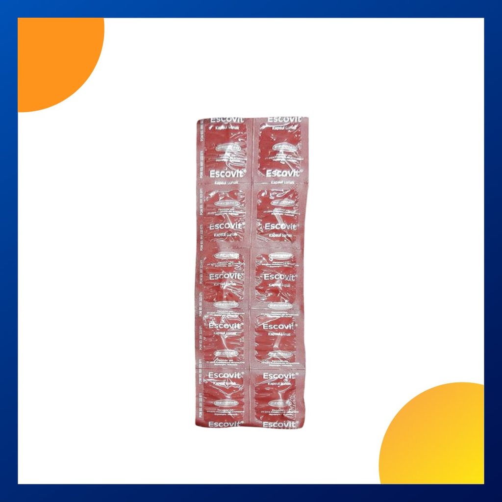 Escovit Strip Isi 10 Kapsul
