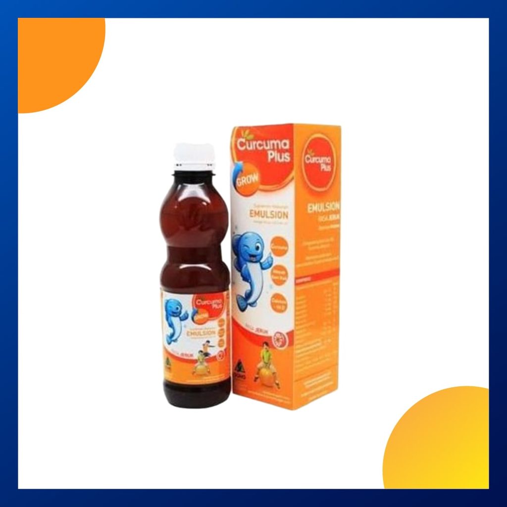 Curcuma Plus Emulsion Grow Rasa Jeruk Sirup 400 Ml