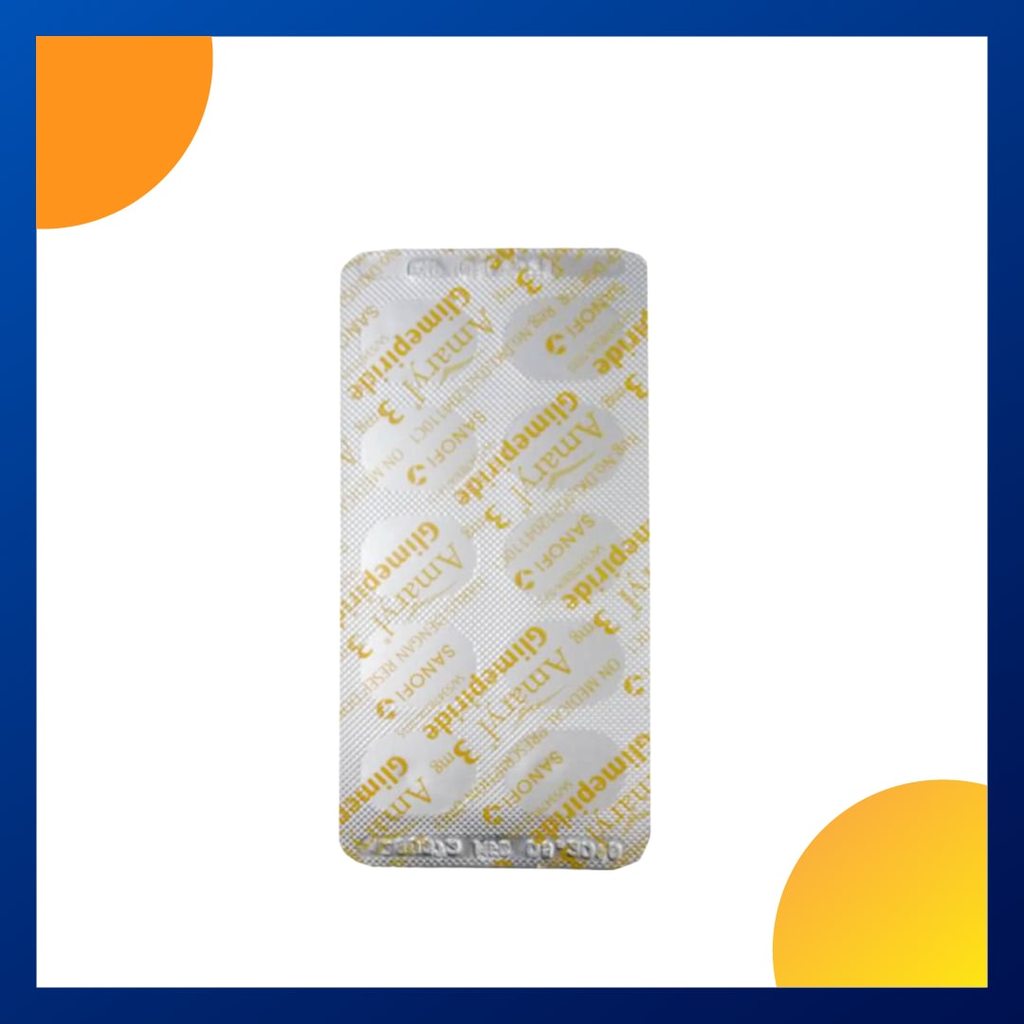 AMARYL 3 MG 1 BLISTER @ 10 TABLET