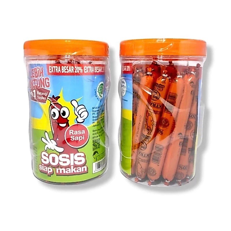 Sosis So Nice Rasa Ayam & Sapi - 24 pcs/Toples