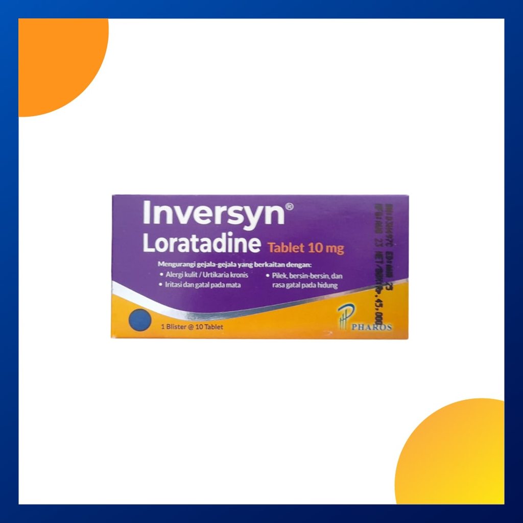 INVERSYN 10 MG 1 BLISTER @ 10 TABLET