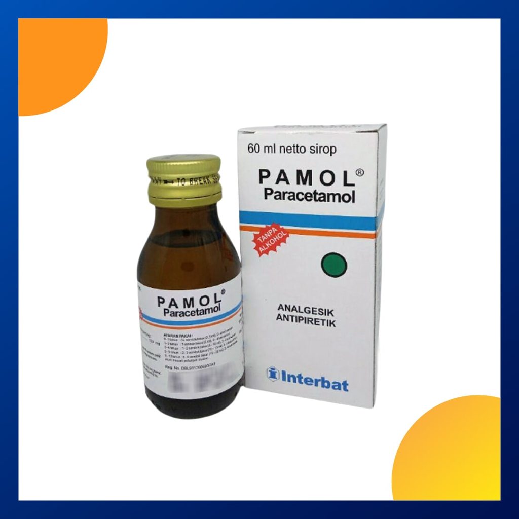 PAMOL SIRUP 1 BOTOL @ 60 ML