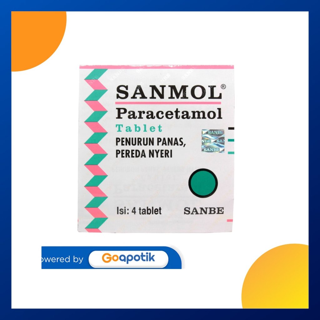 SANMOL 500 MG 1 STRIP @ 4 TABLET