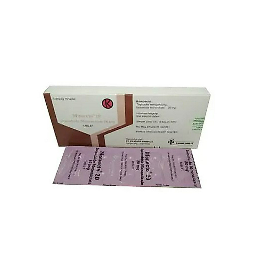 MONECTO 20 20 MG 1 STRIP @ 10 TABLET