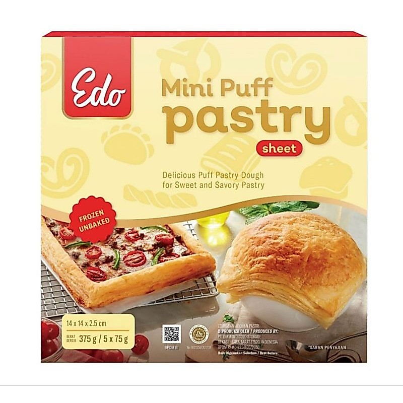 Edo Mini Puff Pastry 375gr