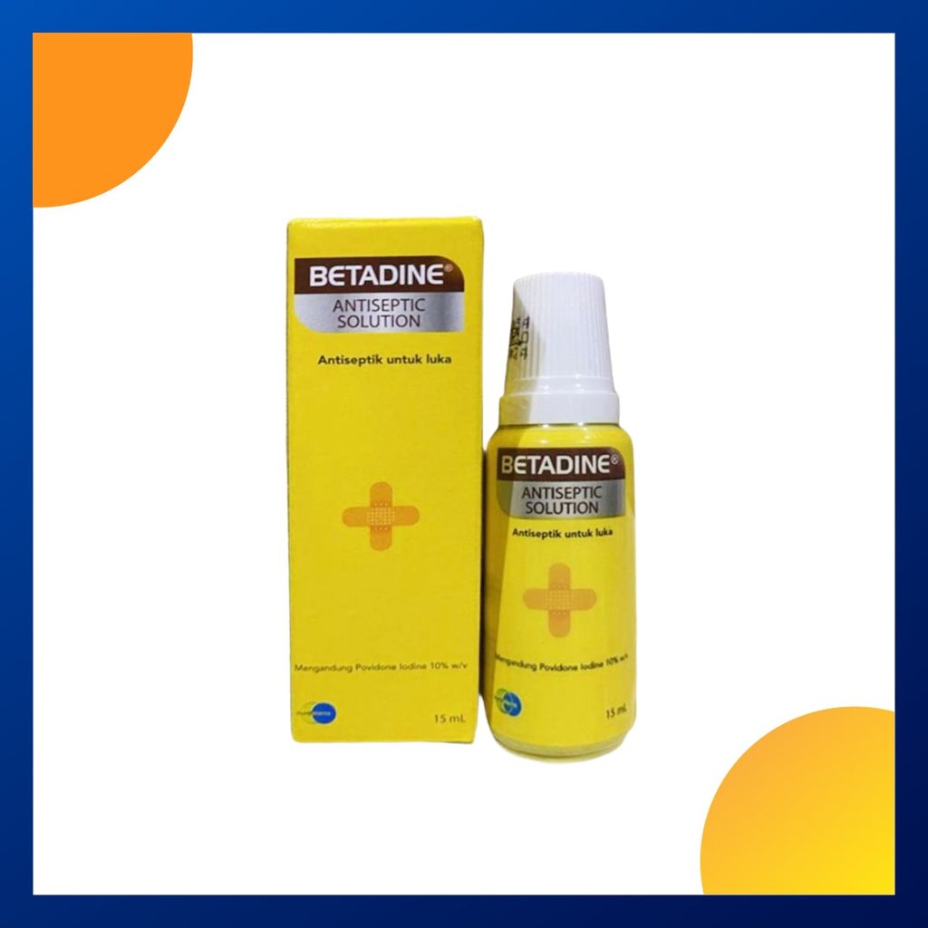 Betadine Larutan 15 Ml Botol