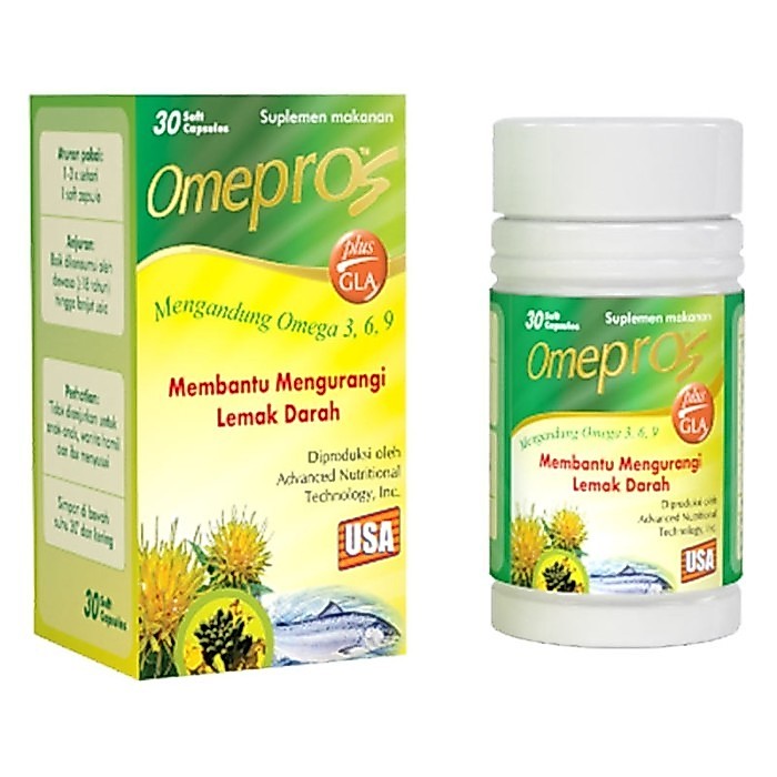 Omepros 30 Soft Capsule dan 60 Soft Capsule