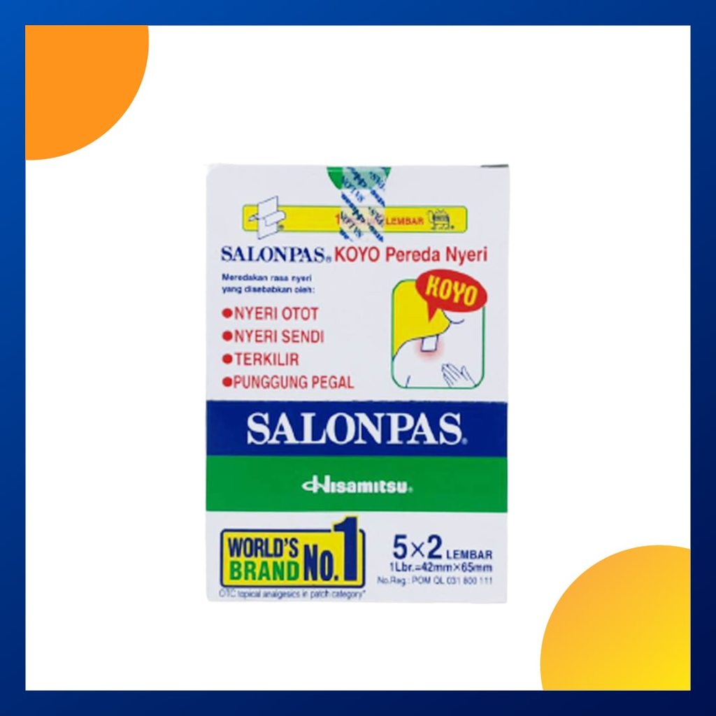 Salonpas Koyo 5 X 2 Box 10 Sachet