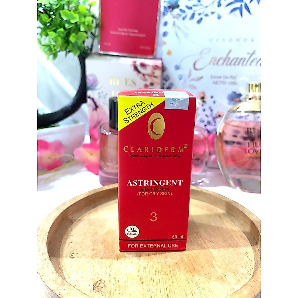 (BISA COD) Toner clariderm 60 ML